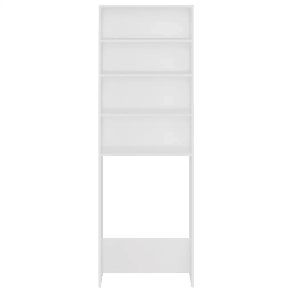 Mobile per Lavatrice Bianco 64x24x190 cm CFW1388716