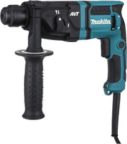 Makita TASSELLATORE - 18mm - 470W - SDS Plus compatibile - AVT - 3FUNZ - 1,4J, Nero, (L x B x H) 285 x 75 x 208 mm