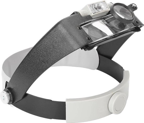 Verglassatore con Lente di ingrandimento e Luce LED 15X 3X 85X 10X - Montaggio Principale per Verglassatore Attrezzi - Protezione per la Fronte Progettata - Leggere le Scritte da Vicino Gioielli Riparazione Artigianale .