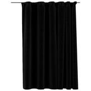 Tende Oscuranti | Tende Blackout con Ganci Effetto Lino Nereu 290x245 cm