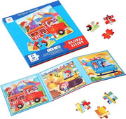 Puzzle magnetico per bambini da 3-4-5 anni 48 pezzi - giocattolo educativo - giochi da viaggio per bambini piccoli
