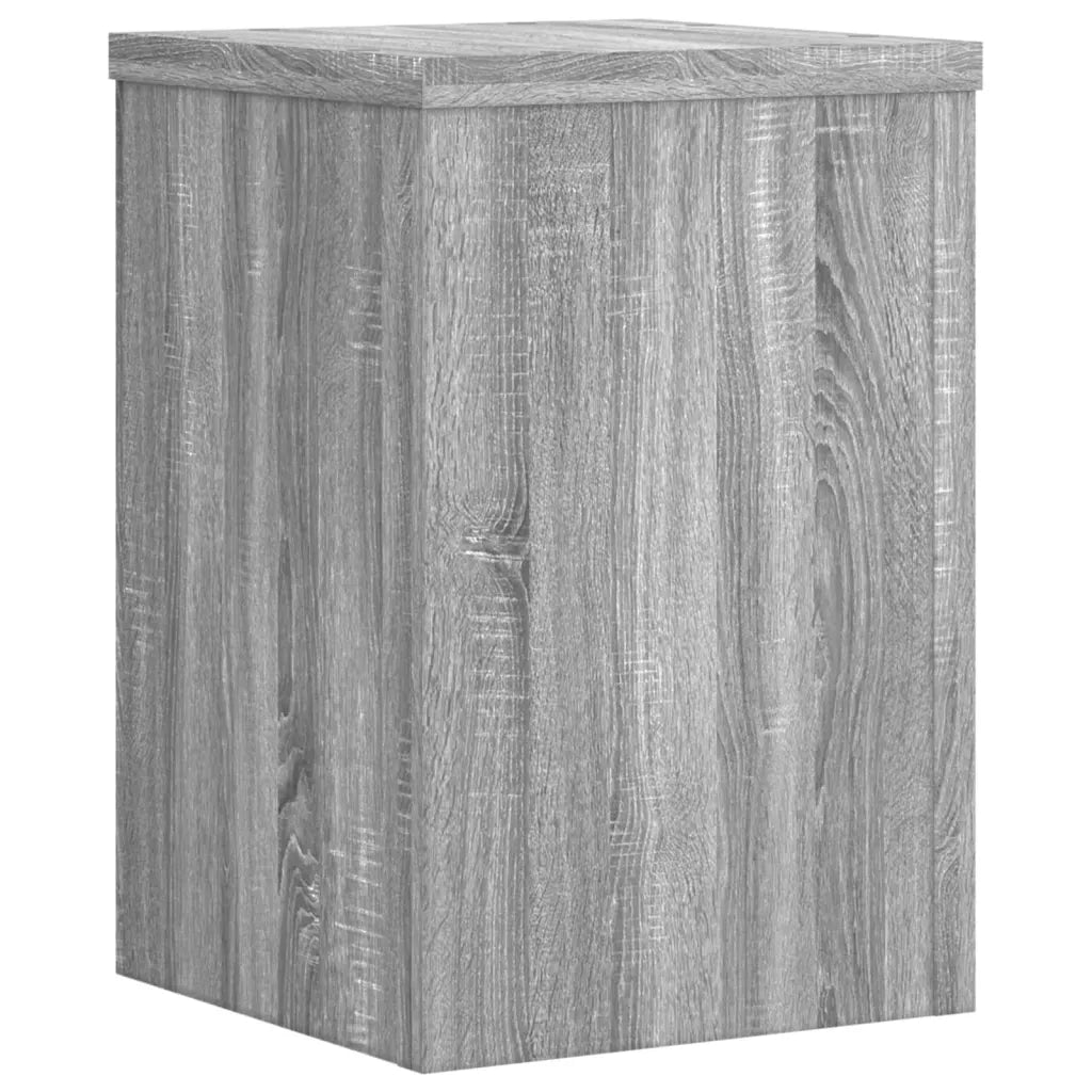 Supporti per Piante 2 pz Grigio 20x20x30 cm in Multistrato 852902