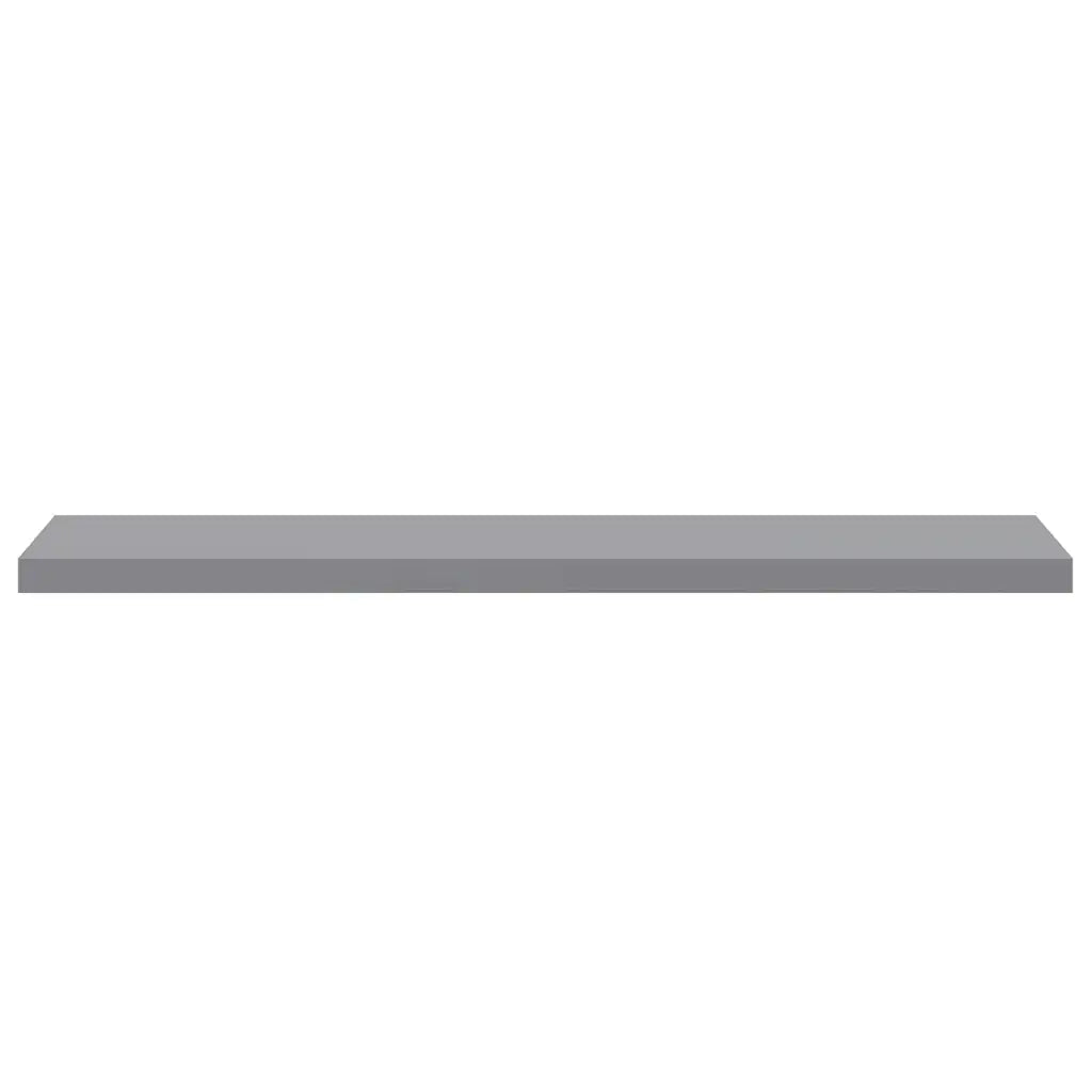Scaffali a Parete 4 pz Grigi 120x23,5x3,8 cm in MDF cod mxl 44368