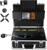 Sistema di ispezione fognaria, 18 cm Schermo, 1000TVL Camera, 20 m Cavo, IP68 Impermeabile, Ispezione professionale di condotte fognarie