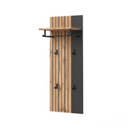 Vicco Appendiabiti da parete Quercia Wotan 43 x 110 cm