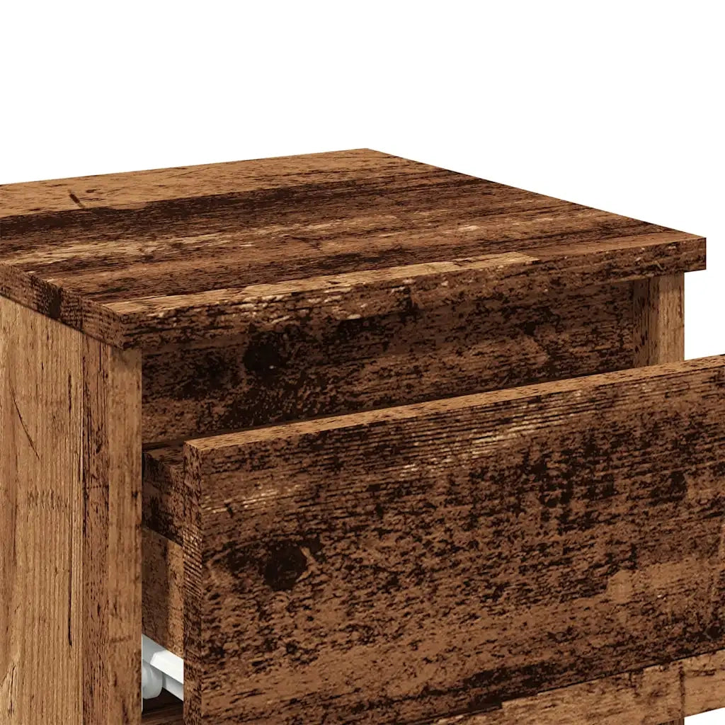 Comodino Legno Antico 30x30x40 cm in Legno Multistrato