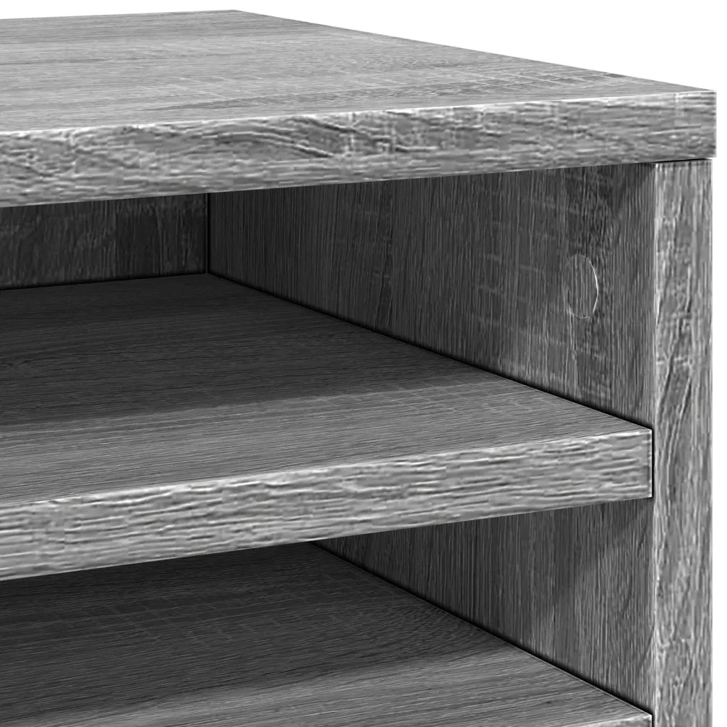 Organizer Scrivania Grigio Sonoma 36x26x29,5 Legno Multistrato CFW6118411