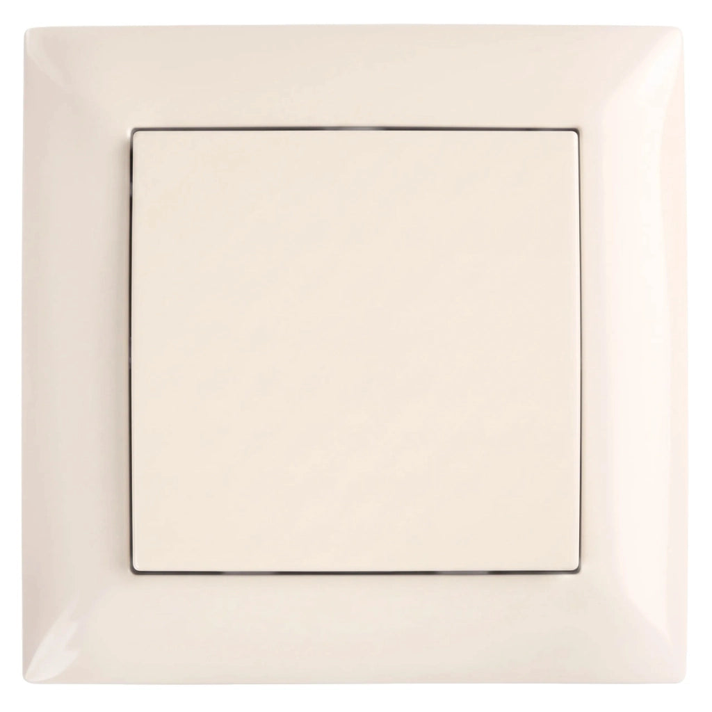 Interruttore Singolo Con Cornice Oste Jnh006-w Beige