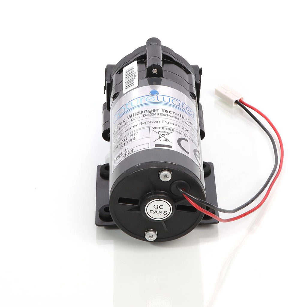 Naturewater Pompa booster 300 GPD (1135l/giorno) 68W Pompa di spinta per sistemi a osmosi inversa