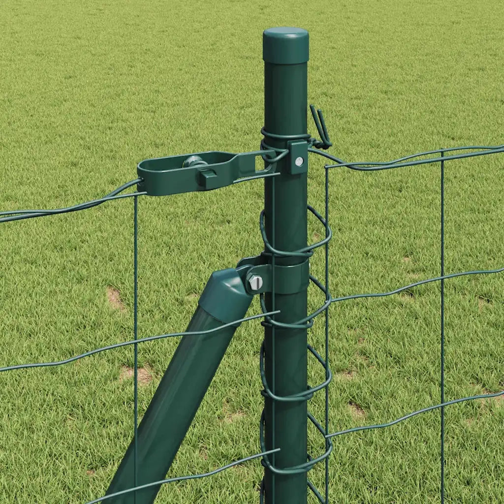 Recinzione da Giardino | Recinzione con Posto Verde 1 x 25 m Acciaio