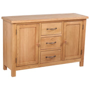 Credenza con 3 Cassetti 110x33,5x70 cm in Massello di Rovere cod mxl 10214