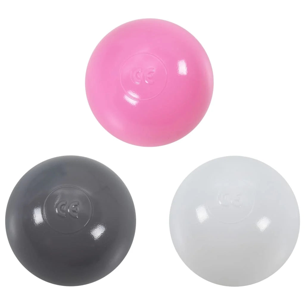 Tenda da gioco per bambini con 250 palline rosa 70 x 112 x 70 cm 02_0005171