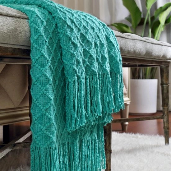 Deken Premium per Sedia e Divano - Decorazione e Regalo - Materiale soffice e caldo - Peso leggero - Misura 127 cm x 152 cm