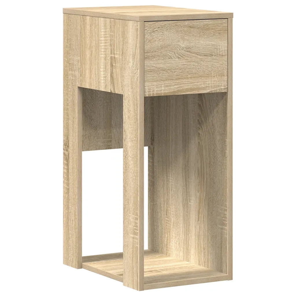 Supporto per Computer a Torre con Cassetto Rovere 30x44x74 cm CFW6001505