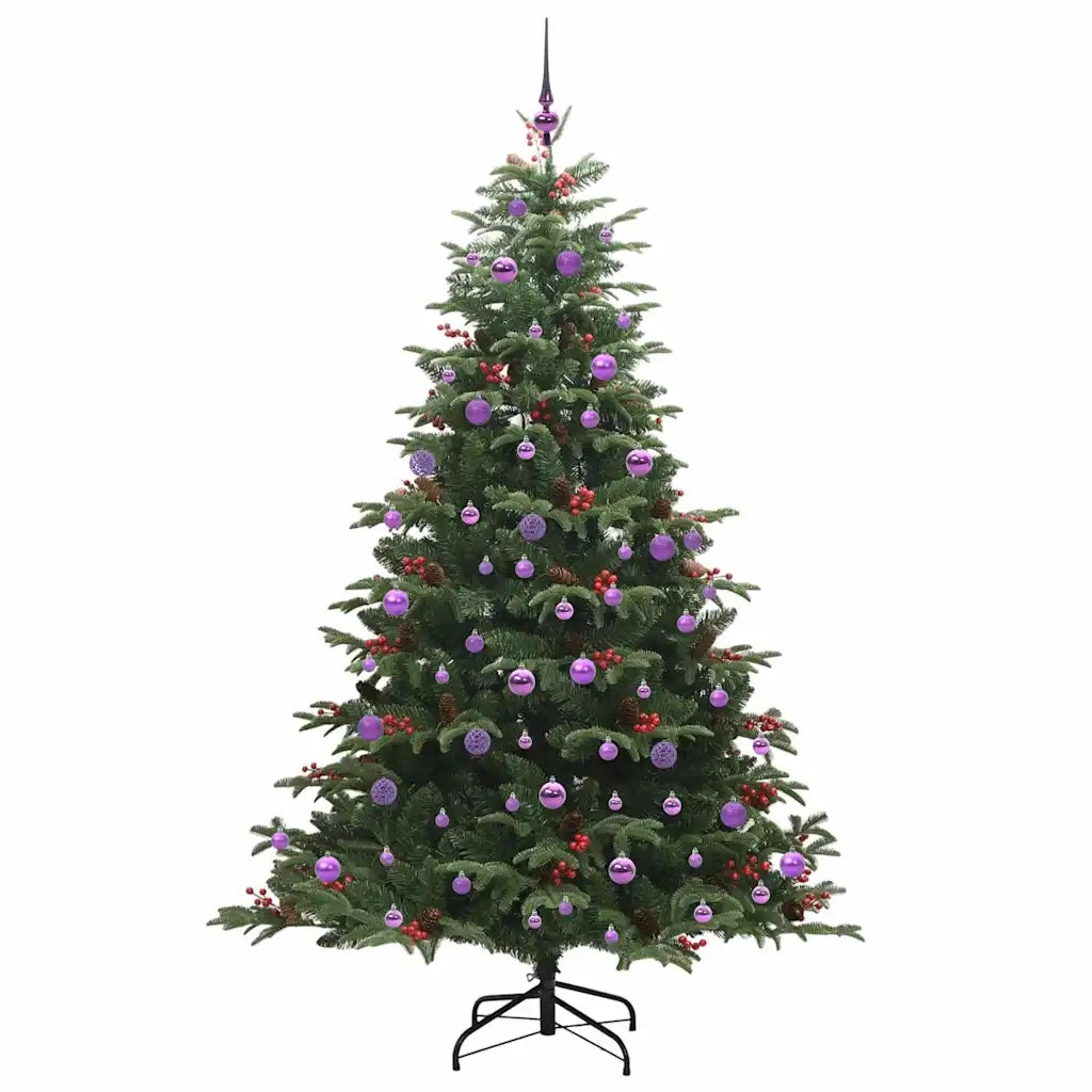 Albero di Natale | Decorazioni natalizie artificiale con 300 LED Verde 210 cm
