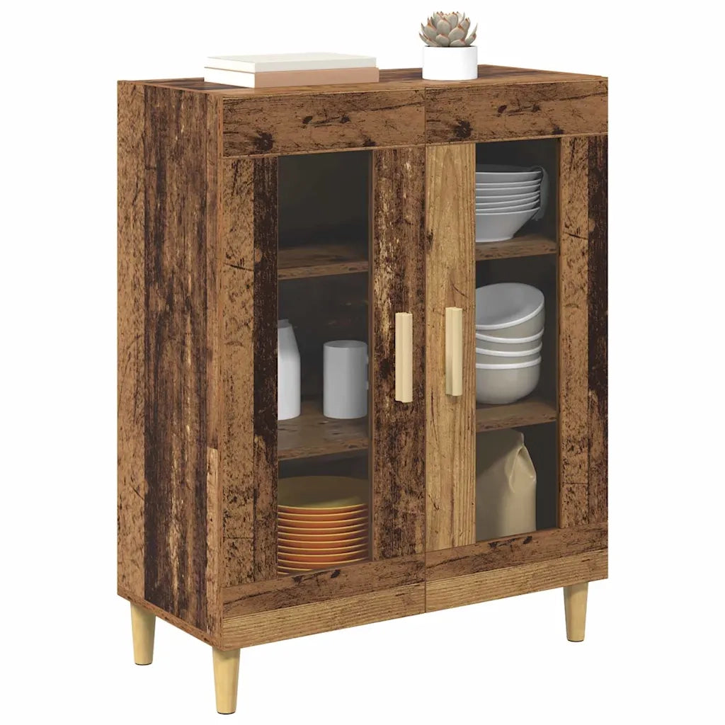 Credenza-Buffet-Armadio da cucina Legno vecchio 69,5 x 34 x 90 cm Legno multistrato 967945
