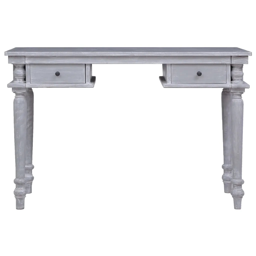Scrivania 115x50x78 cm in Legno Massello di Mogano cod mxl 60654