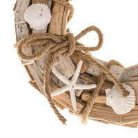 Corona di Stecchi Decorata Larghezza 35 cm