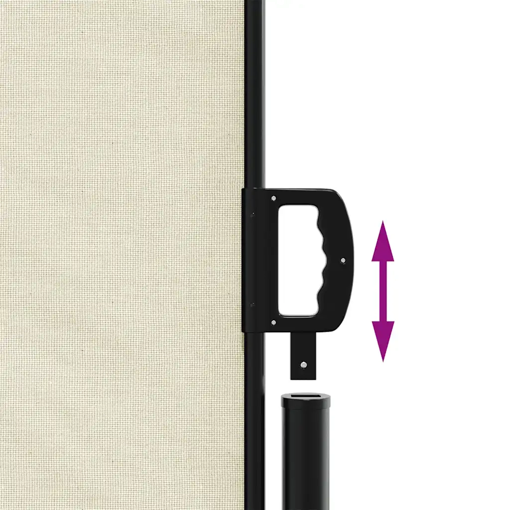 Tenda da Sole Laterale Retrattile Crema 117x300 cm 4004280