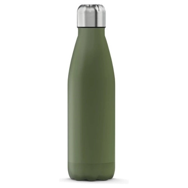 The Steel Bottle Bottiglia termica in Acciaio Inox Capacità 500 ml Chiusura Ermetica - Military Green