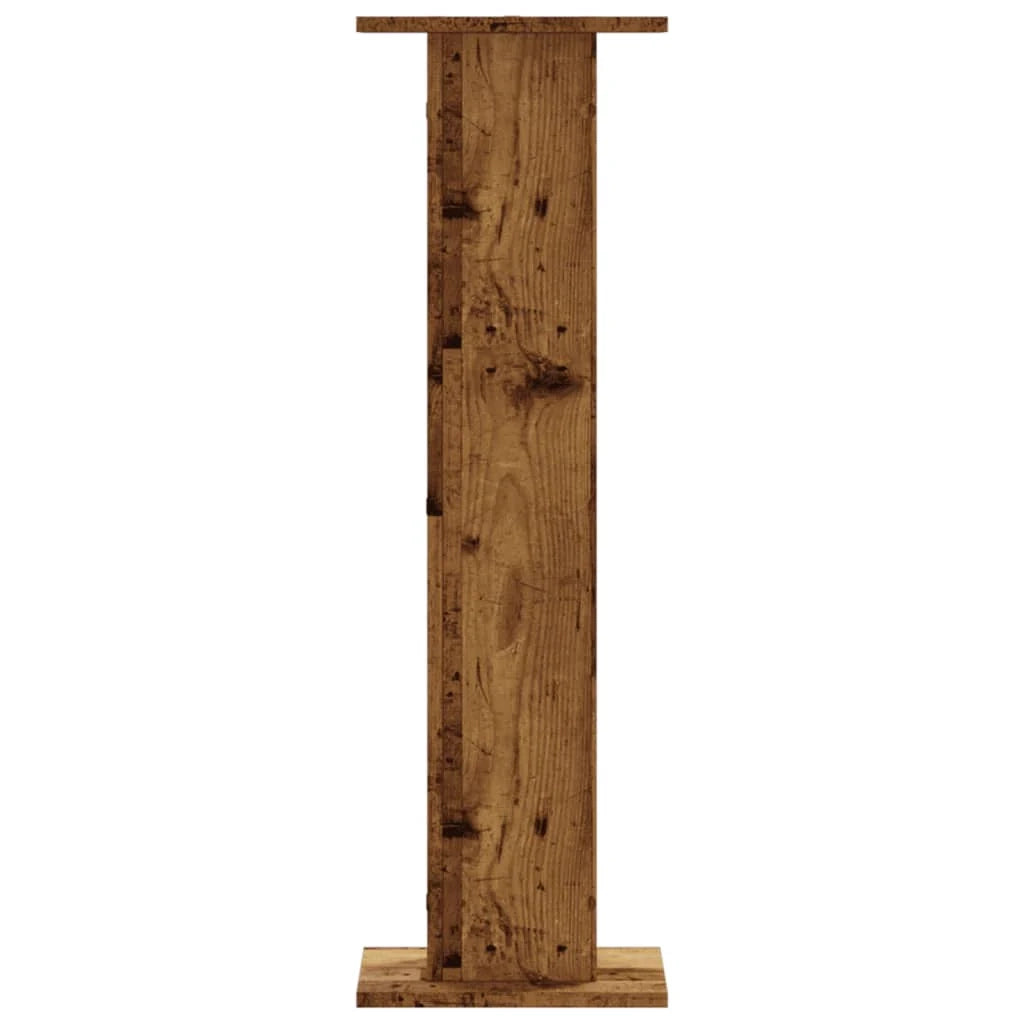 Portavasi mobili per fiori set da 2 legno di recupero legno ingegnerizzato marrone 02_0045372