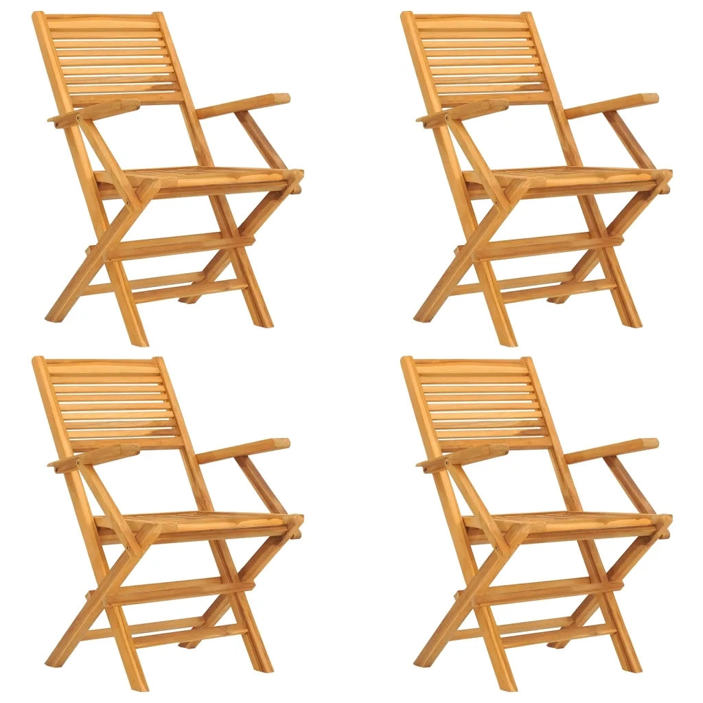Set da Pranzo per Giardino 5 pz in Legno Massello di Teakcod mxl 76504