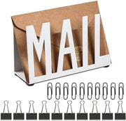 Organizzatore per la Tavola con Porta Documenti e Cartelle - Classificatore per la Tavola con Apripistola - Organizzatore Ideale per Ufficio, Scuola, Fatture, Documenti