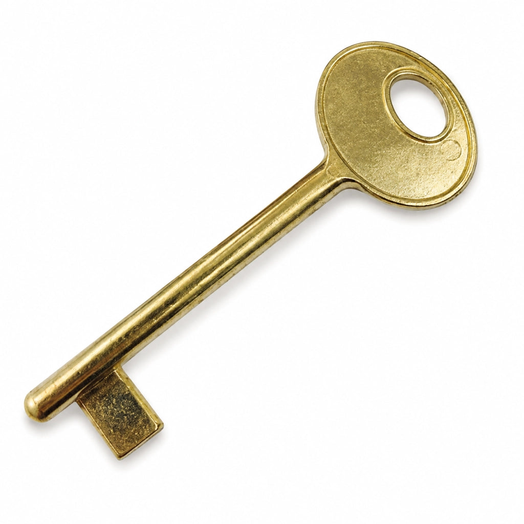 CHIAVE PER SERRATURE A BUSSOLA PATENT - n°9 ottonata (B00502.09.03)