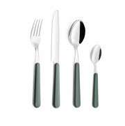 Servizio Set di Posate 24 pezzi in Acciaio Inox Eme Brio Verde 59