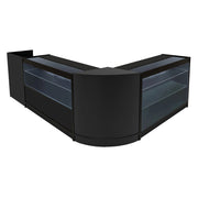 Set Banconi Neri Vega LED K1200 C1200 CM60 TB60 con Serratura e Vetrina