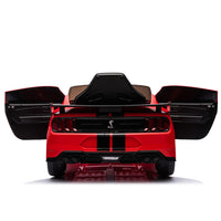 Macchina Elettrica per Bambini Licenza Ufficiale Ford Mustang Shelby Telecomandata 10,8V 3,1Ah Rosso