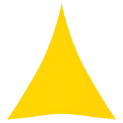 Vela ombreggiante triangolare in tessuto Oxford 4 x 5 x 5 m giallo 02_0009891
