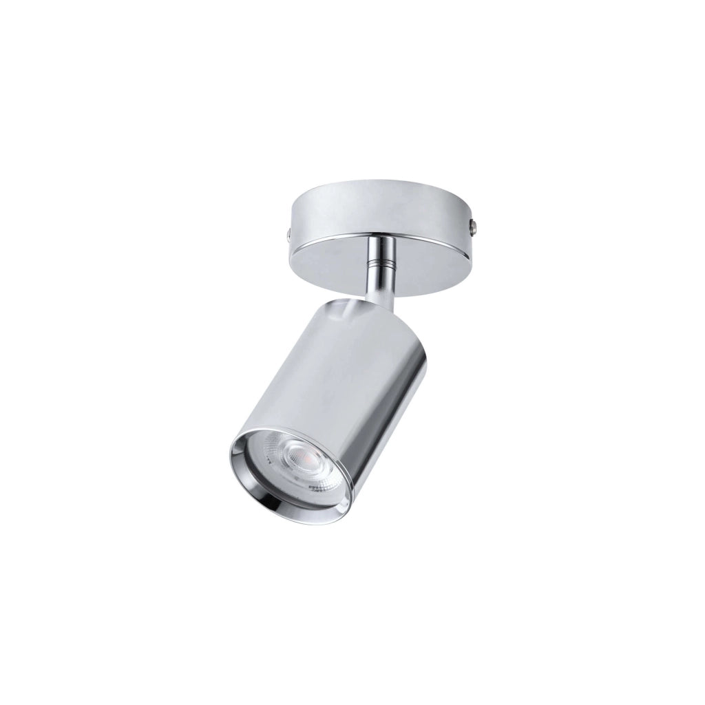 Light Prestige Belize faretto 1 luce GU10 cromato orientabile