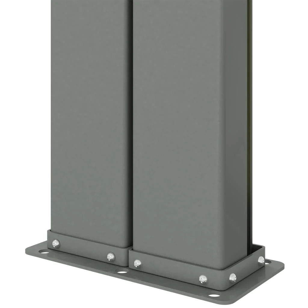 Tenda da sole laterale retrattile/schermo privacy per patio giardino terrazza balcone 220 x 1200 cm blu 02_0007150