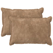 Cuscino con cuscino HOUTEN 2 pz Tortora Fleece in microfibra 935865