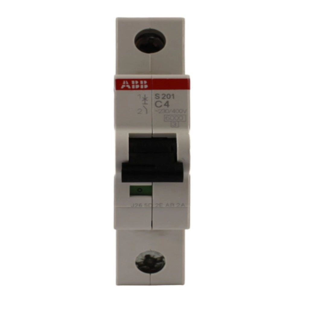 Interruttore magnetotermico 1 polo 1 modulo 4A curva C 6kA ABB