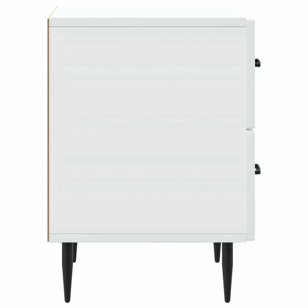 Armadio da Notte con cassetto Bianco 43 x 34,5 x 47,5 cm 894755