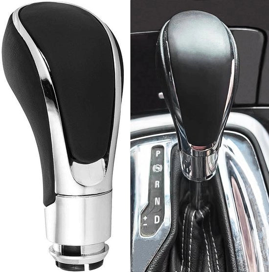 Manettino di cambio ergonomico universale - ABS - Nero/Argento - Duraturo e resistente - Manettino di cambio