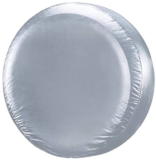 Rimatura di riserva 15 pollici - Copertura a cinturino argentato - Impermeabile PVC - Adattamento regolabile - Pelle sintetica resistente all'usura - Installazione facile