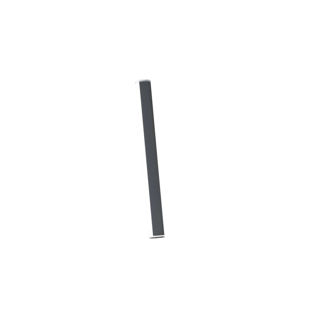 Pencil - Modulo luminoso a batteria Zafferano piccolo portatile e ricaricabile IP65 dimmer touch - Altezza 50cm Grigio Scuro