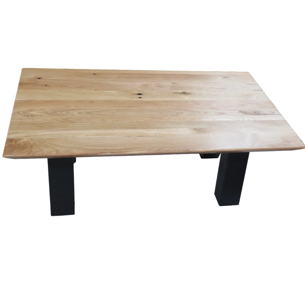 Tavolino da caffè CONNECT - piano SWISS EDGE DL 20+20 (rovere)
