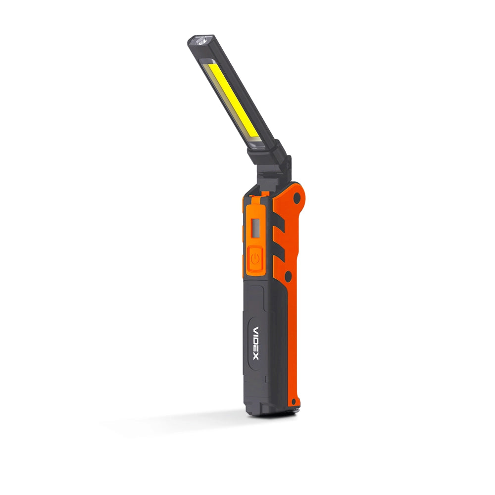 Videx torcia da lavoro 5W/COB 10W 400lm 60m USB-C UV