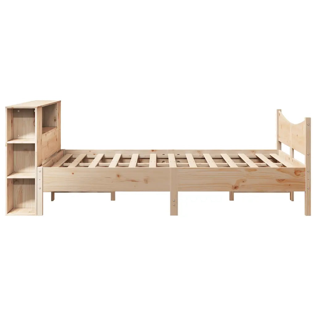 Letto senza Materasso 140x190 cm in Legno Massello di Pino 3323305