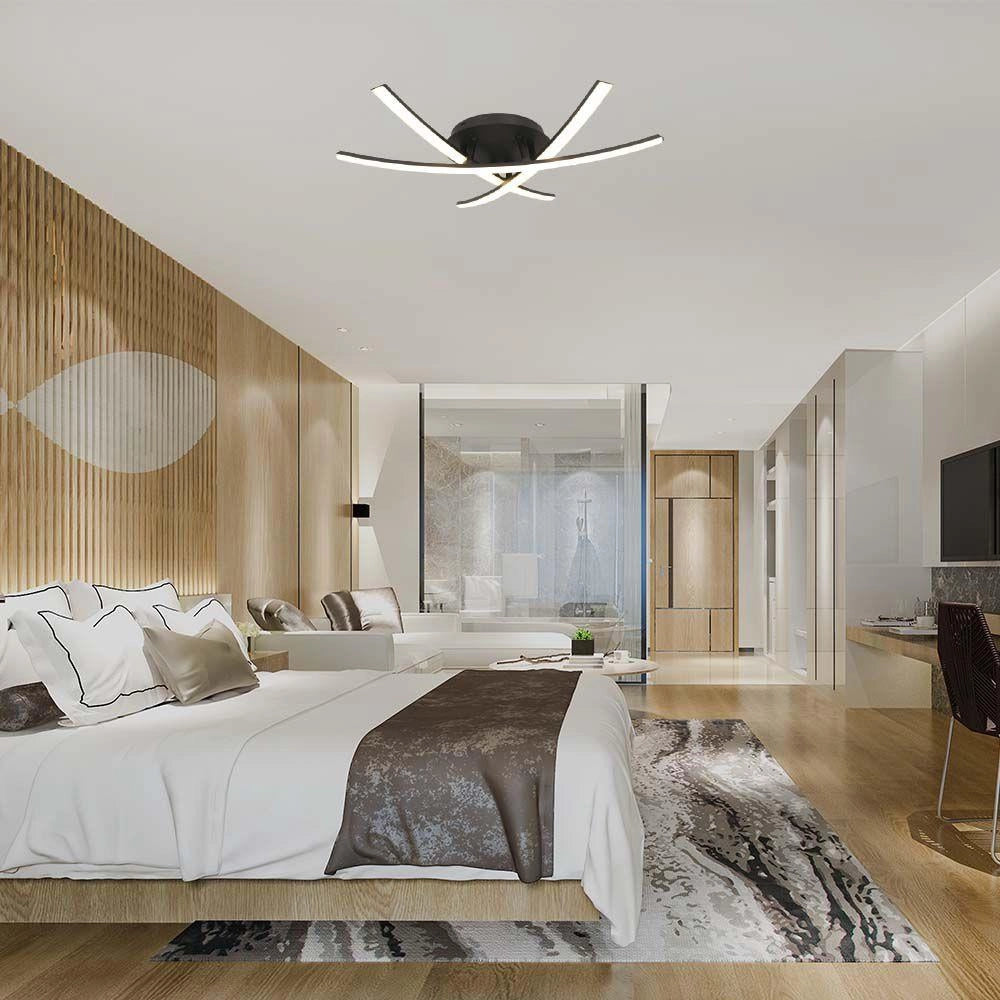 Plafoniera LED V-TAC VT-7792 nera 46cm 3000K 2130lm