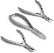 Set per tagliare unghie per unghie spesse e ingrossate - Curvo Rettilineo Affilato - 3 pezzi