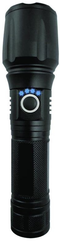 Luxen TORCIA PROFESSIONALE RICARICABILE IN ALLUMINIO 20 W, 2000 lumen, 4 modalitÃE di luce + Zoom