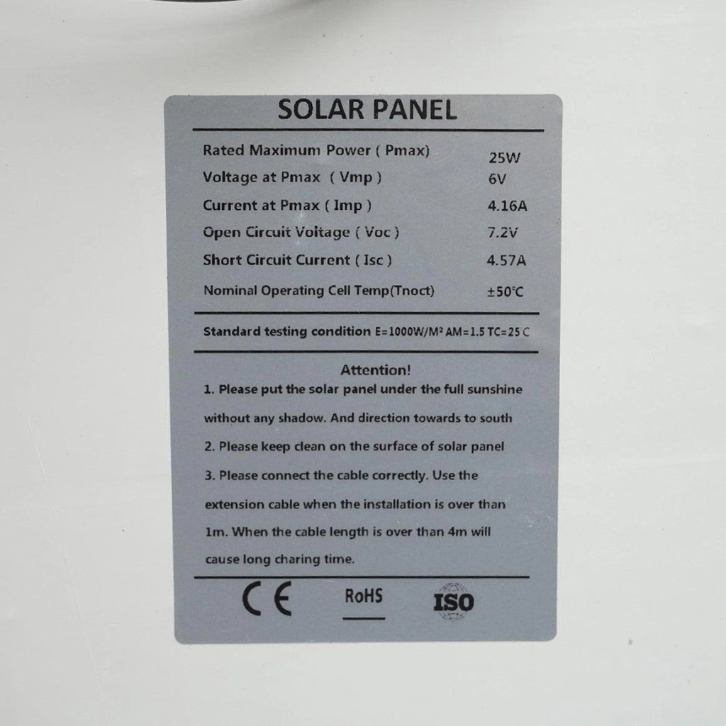 Lampada LED con pannelli solari Proiettore 50W Telecomando 150W, batteria 3,2V/40Ah
