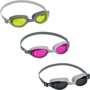 Trade Shop - Occhialini Nuoto Piscina Actiwear 14+ Anni In Silicone 3 Colori Assortiti 21051 -