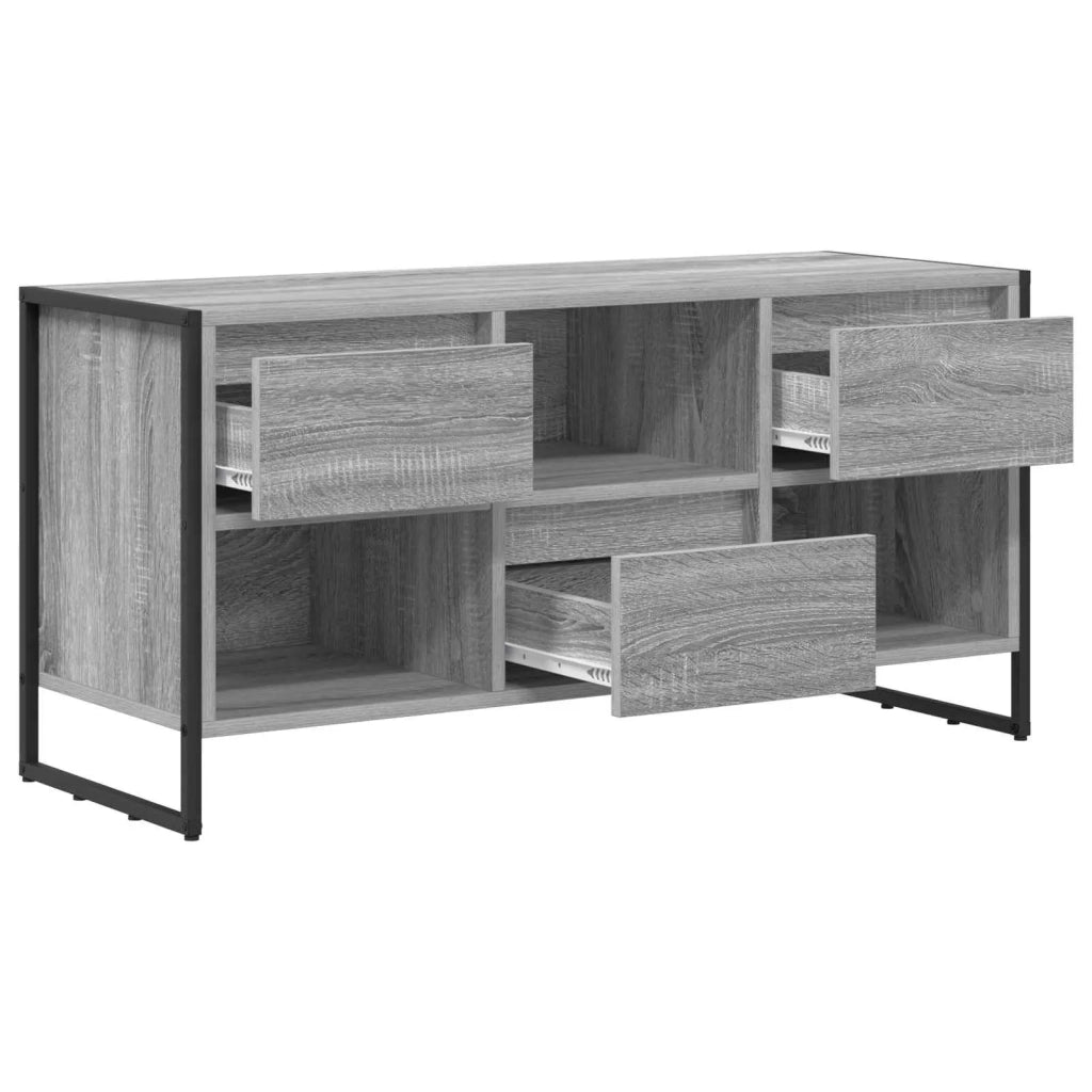 Mobile TV-Credenza TV-Console TV Grigio Sonoma 100 x 36 x 49,5 cm Legno multistrato 324450