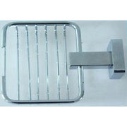 Trade Shop - Mensola Bagno Doccia Porta Sapone Saponetta Quadrata Fissaggio A Parete 52206a -